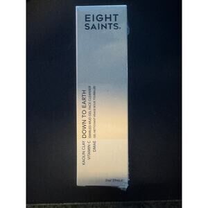 New Eight Saints Down to Earth Swirled Mud Gel Face Cleanser Kaolin Clay 2 oz!